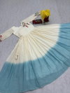 PC 526 Cotton Thread Embroidery Work Gown Wholesale Clothing Suppliers In India